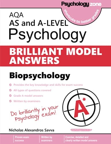 Image of AQA Psychology BRILLIANT MODEL ANSWERS: Biopsychology AS and A-level