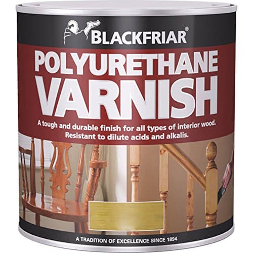 Image of Blackfriar BKFPCGV500 Polyurethane Varnish P99, 500 ml, Clear Gloss