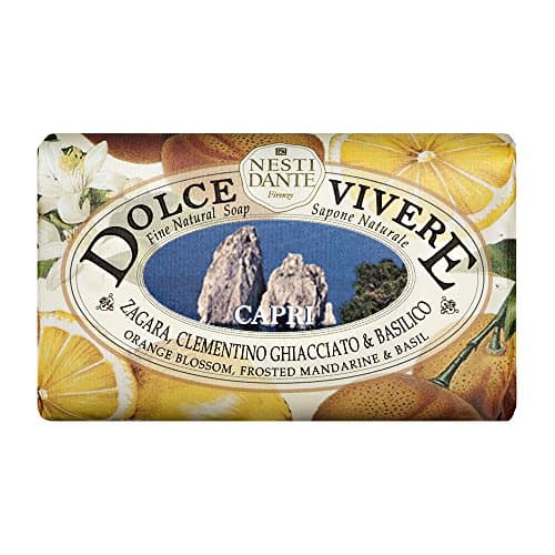 Image of Saponeria Nesti Firenze: "Capri" Perfumed Fine Natural Soap, "Dolce Vivere" Line * 8.8 Ounces (250g) Packages (Pack of 3) * [ Italian Import ] by Saponeria Nesti Firenze