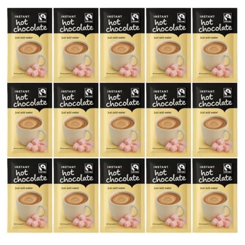 Image of Hot Chocolate Sachet 28g (20 pack) - Rich & Creamy Instant Hot Chocolate - Perfect for Travel, Work, or Home - Individually Wrapped for Freshness - WoodzyCo Exclusive