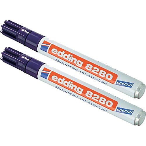 Image of edding 4-8280100_2 Permanent Marker UV Marker Pack of 2