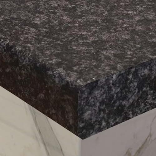 Image of Jet Black Kitchen Worktop,1m x 600mm x 40mm Heat and Water Resistant Kitchen Countertop