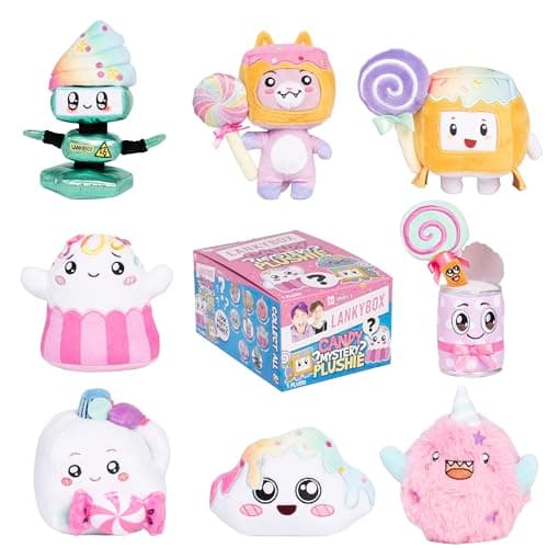 Image of LankyBox Mystery Plush, Candy Collection, Collectible Blind Box Mini Plush, Officially Licensed LankyBox Merch, One Supplied Styles May Vary