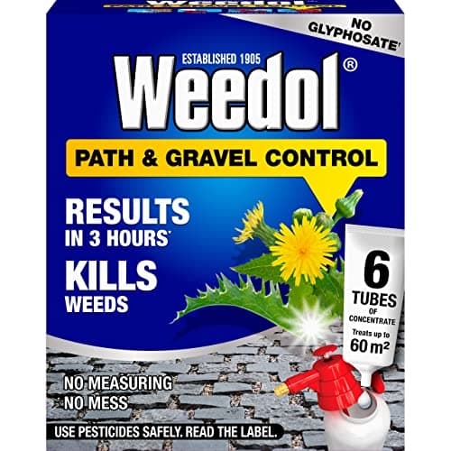 Image of Weedol Path Weed Killer Liquid Concentrate 6 Tubes Treats 60m2 Garden Path & Patio Weed Control