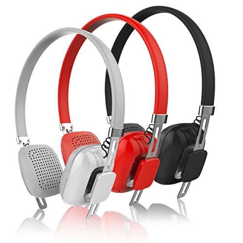 Image of Sumvision Psyc Orchid lightweight wireless bluetooth stereo headphones headset with built in microphone for Iphone 6+ 6 5s 5c 5 4s 4, Ipad 2 3 4 Mini Air, Ipod, Android, Samsung Galaxy, HTC, Smartphones, Tablets and any bluetooth devices (Jet Black)