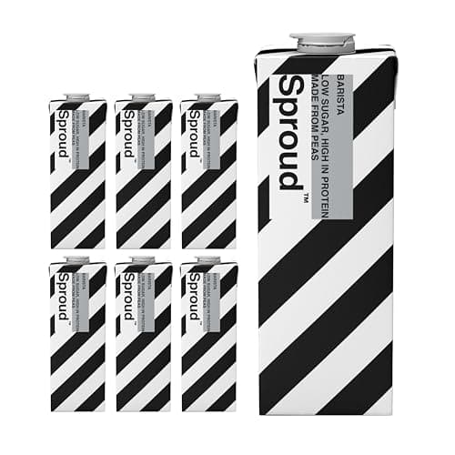Image of SPROUD - Plant-Based Milk, Low Sugar, Low Carb, High Protein, Long Life, Powered by Peas, Rich, Foamy and Easy to Froth (Barista) (6 x 1L)