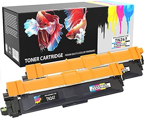 Image of 2 Compatible High Yield Black Laser Toner Cartridges Replacement for Brother DCP-L3510CDW, DCP-L3550CDW, HL-L3210CW, HL-L3230CDW, MFC-L3710CW, MFC-L3750CDW, MFC-L3770CDW | TN-247 with CHIP