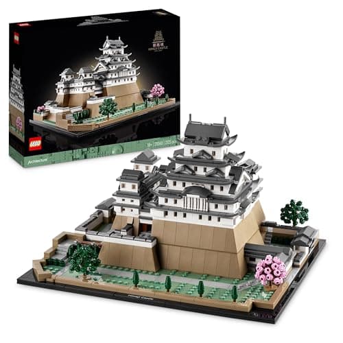 Image of LEGO Architecture Himeji Castle Set, Landmarks Collection Model Building Kit for Adults, Gift Idea for Fans of Creative Gardening and Japanese Culture, Includes Buildable Cherry Blossom Trees 21060