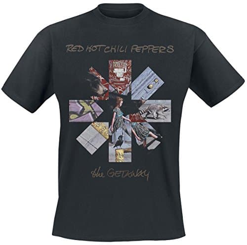 Image of Rock Off Officially Licensed Products Red Hot Chili Peppers The Getaway T-Shirt Black L