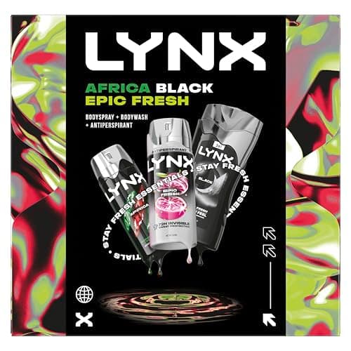 Image of Lynx Gift Set All Stars Trio with a body spray, a body wash, and an anti-perspirant perfect for any occasion 3 piece