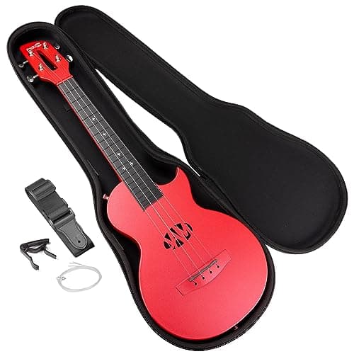 Image of RockJam Carbon Fibre Ukulele with Case, Capo & Strap