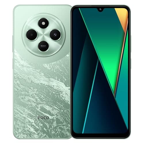 Image of Xiaomi Poco C75 Smartphone 6+128GB No Contract Cell Phone 6.88 Inch Display MediaTek Helio G81 Octa-core Processor 50MP AI Triple Camera 5160mAh Battery NFC Dual SIM Green