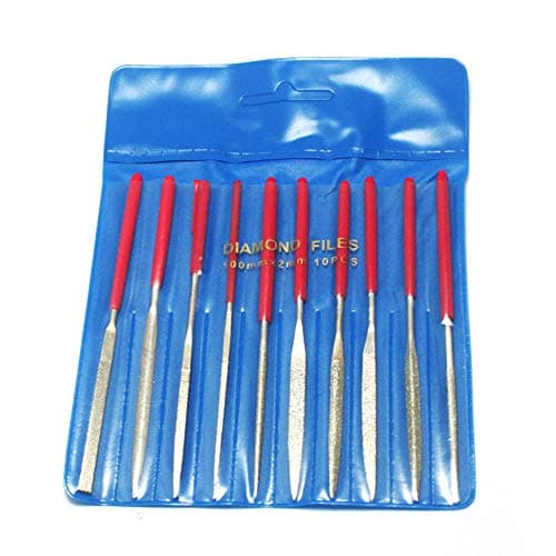 Image of Oudtinx Mini Diamond Needle File Set (10 Piece),2mm x 100mm
