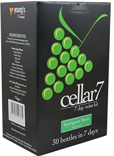 Image of Cellar 7 Sauvignon Blanc 7kg Wine Kit 30 Bottles in 7 Days Homebrew Red Wine