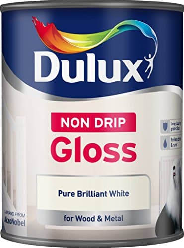 Image of Dulux Non Drip Gloss 750ml Pure Brilliant White (447301)