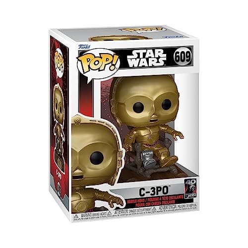 Image of Funko POP! Star Wars: RotJ 40th - C-3PO - C3P0 In Chair - Collectable Vinyl Figure - Gift Idea - Official Merchandise - Toys for Kids & Adults - Movies Fans - Model Figure for Collectors and Display