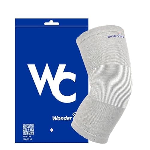 Image of Wonder Care 1 Pc Bamboo Knee Sleeves for Men/Women, Support for Running, Gym, Badminton, Sports, Compression | Perfect Knee Brace for Pain and Enhanced Comfort -1 Pc[M].