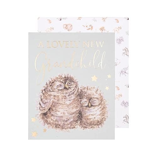 Image of Wrendale Designs - 'Words of Wisdom - A Lovely New Grandchild' card