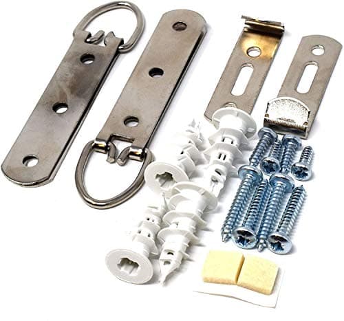Image of Secure Heavy Duty Large Mirror Picture Hanging Kit + Toggler Plasterboard Fixings
