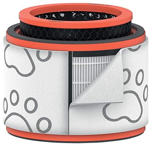 Image of Leitz Trusens Pet 3-in-1 HEPA Filter Drum, Washable Prefilter, HEPA Filter, Carbon Filter, For Leitz Z-2000/Z-2500 Air Purifier, Captures Pet Odours, Dander, Pet Hair, Odours and VOCs, 2415129