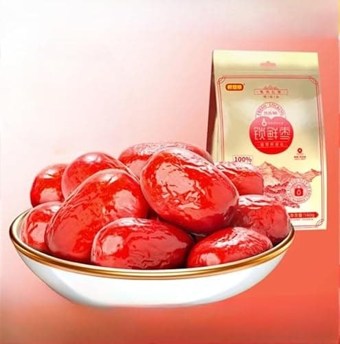 Image of Sweet crisp jujube,seedless dried jujube,Freeze-dried red dates,healthy nutritious snacks,snack food,preserved fruit,dried fruit,vegetarian,delicious snack gifts (160g*2bags)