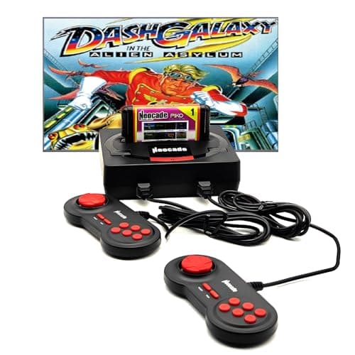 Image of NEOCADE Retro Game Console for Sega Genesis Mega Drive, Includes 18 NES Games and 12-in-1 MD Game Cartridge, with 2 Wired Game Controllers, Supports HDMI Output for Large Screens