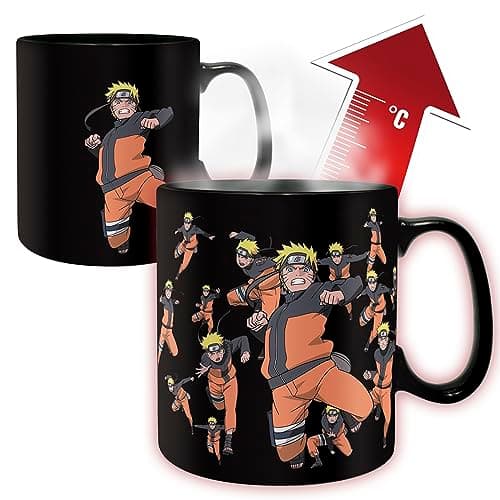 Image of ABYSTYLE Abysse Naruto Shippuden Clone Jutsu Magic Mug and Coaster Set
