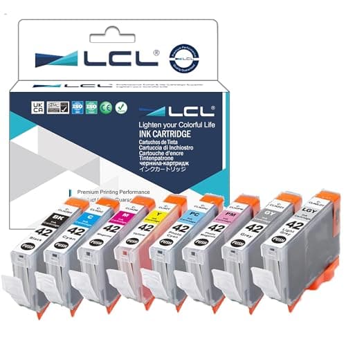Image of LCL Compatible Ink Cartridge CLI-42 CLI42 (8 BK C M Y PC PM GY LGY) Replacement for Canon PIXMA Pro-100 PIXMA Pro-100S