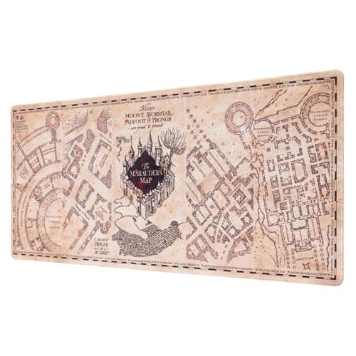 Image of Grupo Erik XXL Mouse Pad - Harry Potter Gifts | Gaming Desk Mat 31.5 x 13.8 inches, Non-Slip Rubber Keyboard & Mouse Mat Large | The Marauders Map Gaming Gifts Gamer