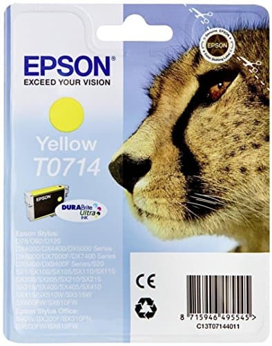 Image of EPSON Cheetah Ink Cartridge for Epson Stylus SX600FW Series - Yellow