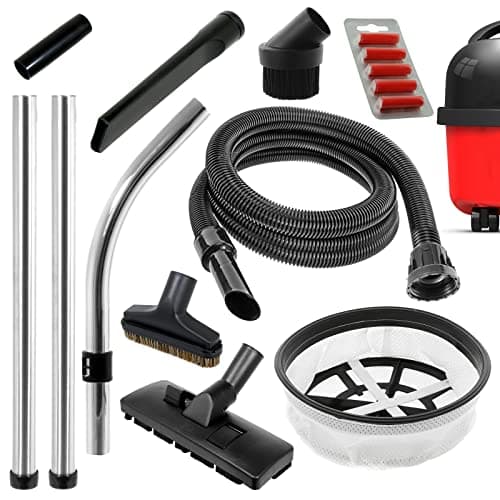 Image of Spares2go Complete 2.5m Tool Kit + 11" Tritex Type Filter + 5 Fresheners for Numatic Henry HVB160 HVR160 Hetty HET160 Cordless Vacuum Cleaner