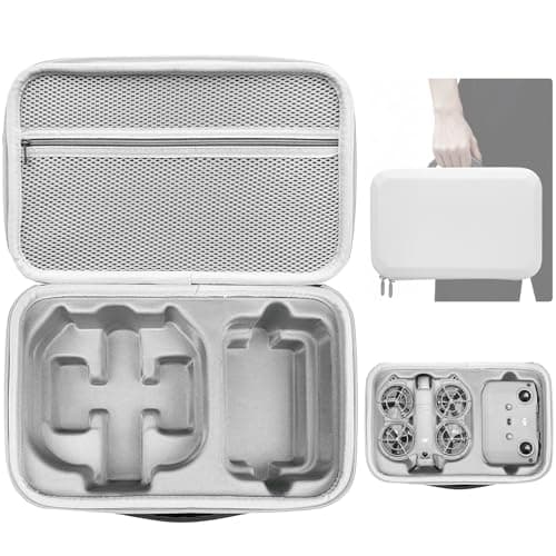 Image of Honbobo Carry Case Bag for DJI Neo 2, Case Travel Bag Protective Case Storage Bag Accessories for DJI Neo 2 Fly More Combo, NEO 2 Drone/RC-N3 Controller/Antenna Transceiver/Batteries/Accessory Storage