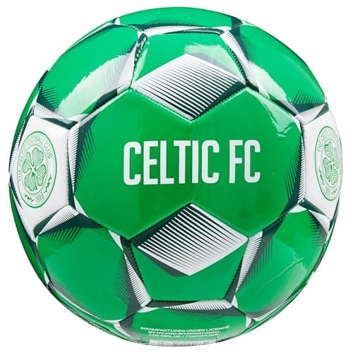 Image of Celtic F.C. Football Soccer Ball for Adults Teenagers Kids Training Football Size 3, 4 or 5 - Celtic Merchandise (Green, Size 4)