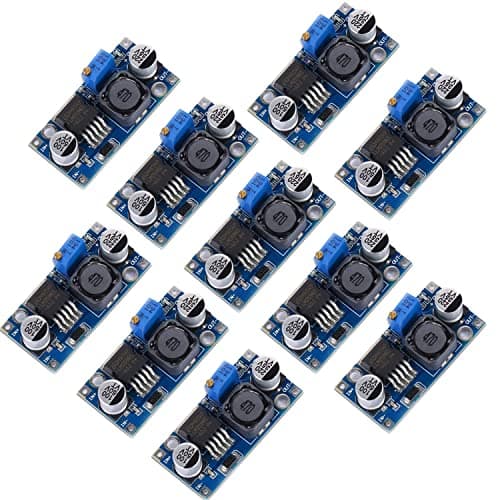 Image of Yizhet 10 Pack Buck Converter DC to DC, High Efficiency Voltage Regulator, 3.0-40V to 1.5-35V, Adjustable Power Supply Module