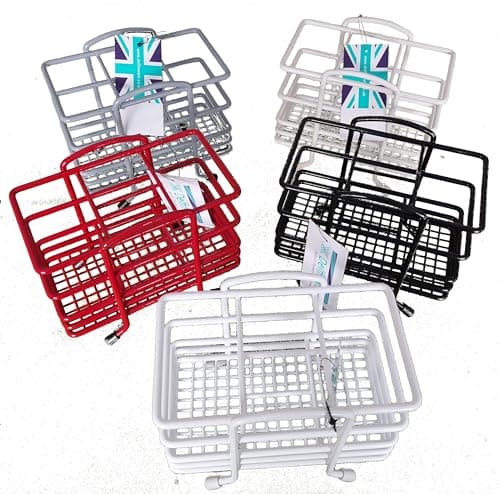 Image of Delfinware Cutlery Drainer/Basket - Free Standing (2570) (Black)