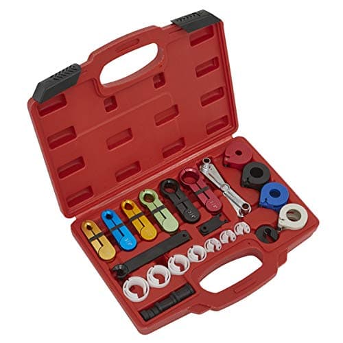Image of Sealey Vs0457 Fuel And Air Conditioning Disconnection Tool Set 21Pc