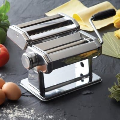 Image of Deluxe Double Cutter Pasta Maker Machine Pasta Maker