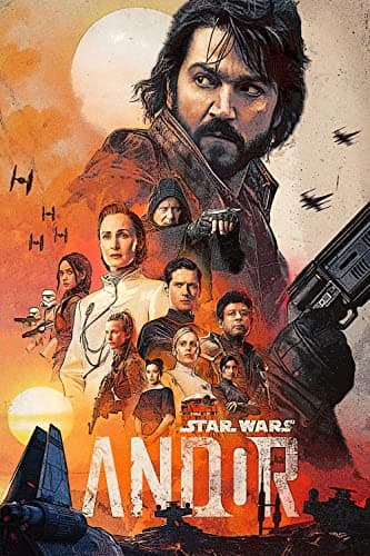 Image of Craftylittlepenguin Star Wars Andor Poster 2022 Print Unframed A3 A2 A4 Maxi Art Wall Art Home Decor Movies Cinema Disney- 2131 (A3-297 x 420 mm)