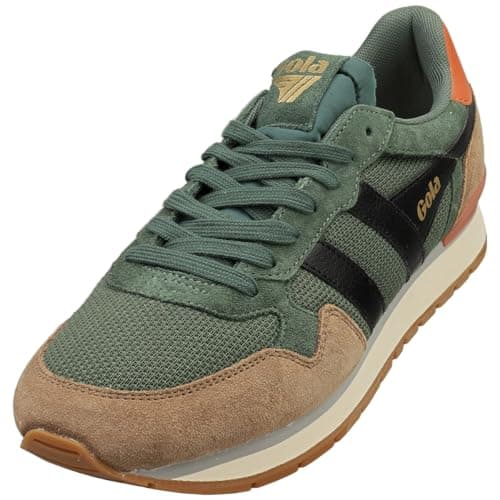 Image of Gola Colorado Mens Fashion Trainers in Green Black - 8 UK