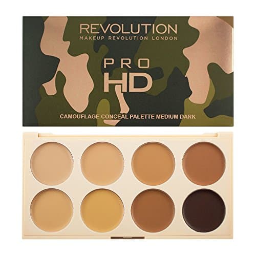 Image of Revolution Ultra Pro HD Camouflage Palette of Correctors - Medium Dark