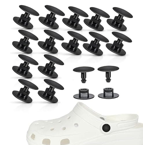 Image of 16 pcs Screw Rivet, Black Rivets, Black Screw Rivets, Hole Plastic Push in Rivets Fastener (Black 14mm)