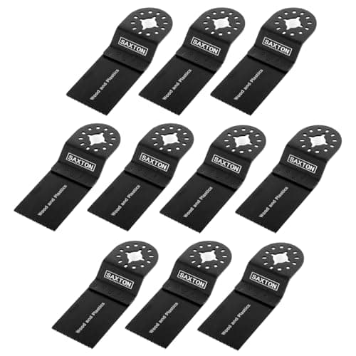 Image of 10x 35mm Saxton Blades Compatible with Fein Multimaster, Bosch, Makita Oscillating Multitool