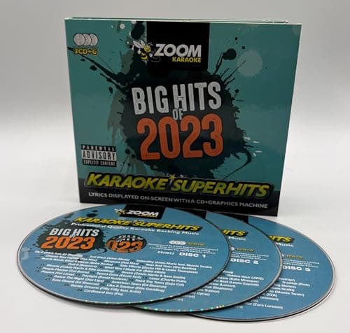 Image of Zoom Karaoke CD+G - Big Karaoke Hits of 2023 - Triple CD+G Pack