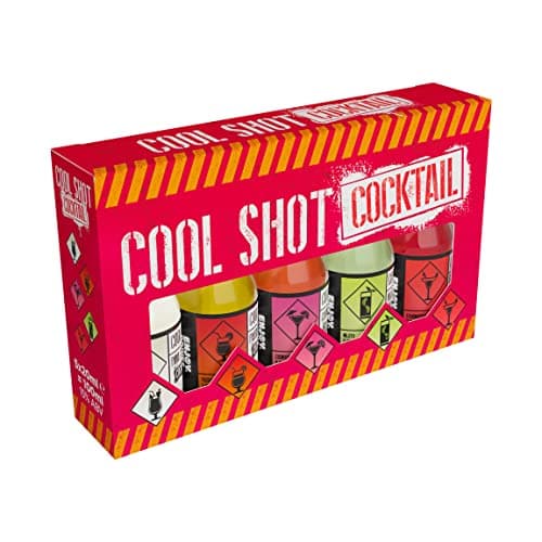 Image of COOL SHOT COCKTAIL 5PK Mixed Vodka Shots | Strawberry Daiquiri, Mojito, Passion Fruit, Cosmopolitan, Pina Colada | Perfect for Gifts, Parties and Celebrations