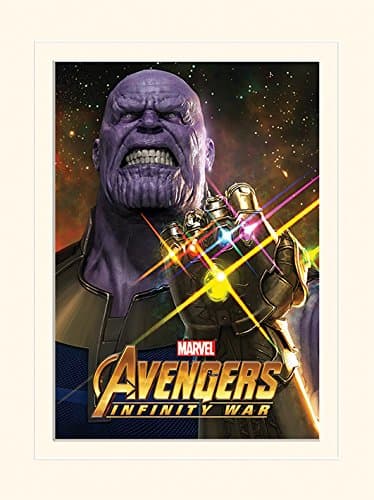 Image of Marvel Comics Avengers: Infinity War (Infinity Gauntlet Power) 30 x 40cm Mounted Print