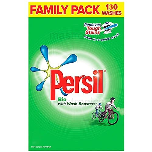 Image of Persil Family Size Bio Washing Powder - 130 Washes - Laundry Cleaning Detergent - Cleans Tough Stains Even in a Quick Wash.