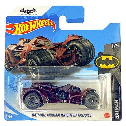 Image of Hot-Wheels Batman Arkham Knight Batmobile (Dark Red) 1/5 Batman 2021 - 8/250 (Short Card) GRX86