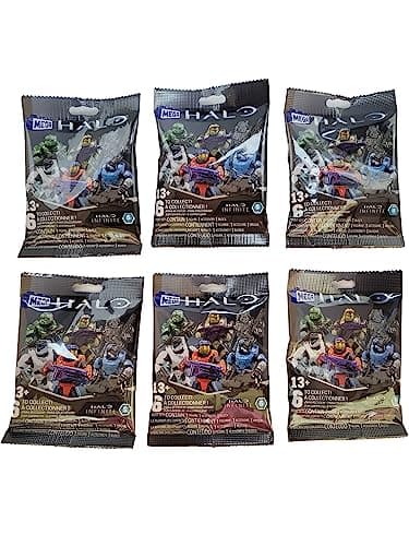 Image of Mega Construx Halo Infinite Series 5 Mini Figures Blind Bags Complete Set of 6 Bundle from CNC84-963G Spartans Release