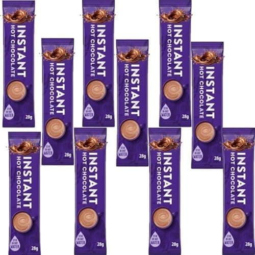 Image of Instant Hot Chocolate Drink Sachet 28g – Rich, Creamy & Smooth – Quick & Easy to Make – Perfect for Home, Office, or On-the-Go – Cdb (Pack of 10)