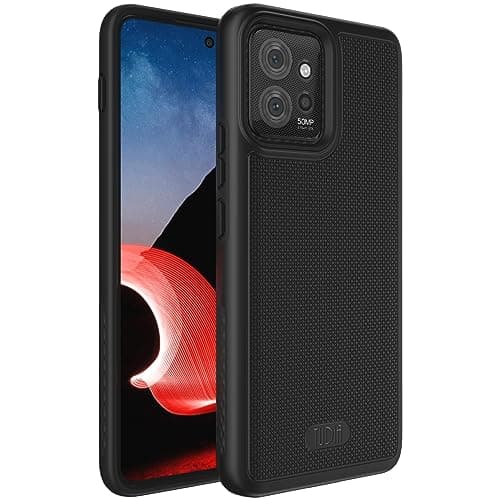 Image of TUDIA DualShield Grip Designed for Lenovo Motorola ThinkPhone Case (2023), [MergeGrip] Dual Layer Shockproof Slim Military Grade Non-Slip Tough Heavy Duty Protective Phone Cover (Black)